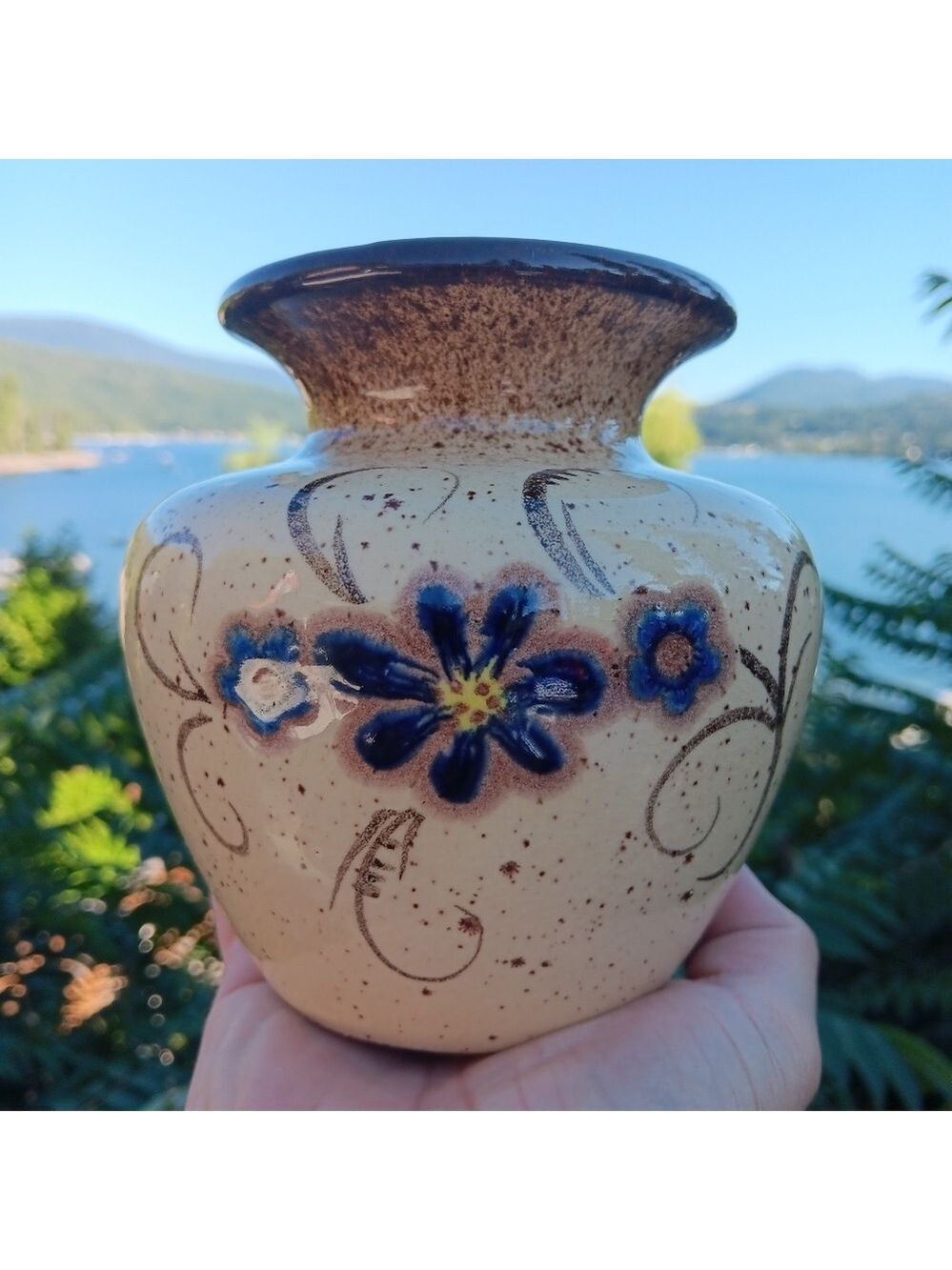 Vintage West Germany Scheurich Keramik Vase, Model 202, Mid Century, German Art